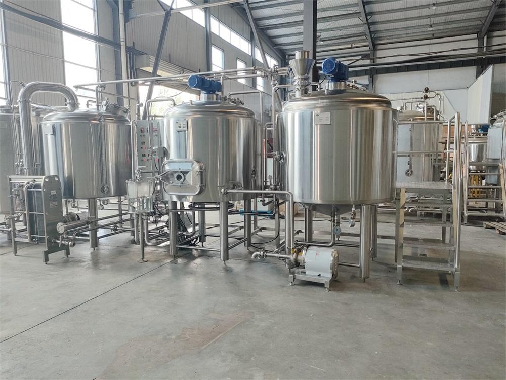 microbrewery system, brewhouse vessel, 1000L 3-vessel brewhouse, beer equipment, brew system, beer making machine, brewery plant